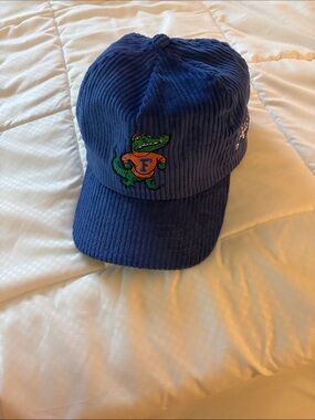 UF Gators Lafauvre Corduroy Baseball Cap with Gator Patch